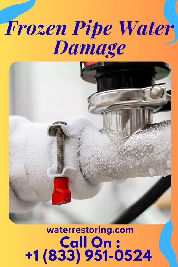 Frozen Pipe Water Damage in Sunray, OK